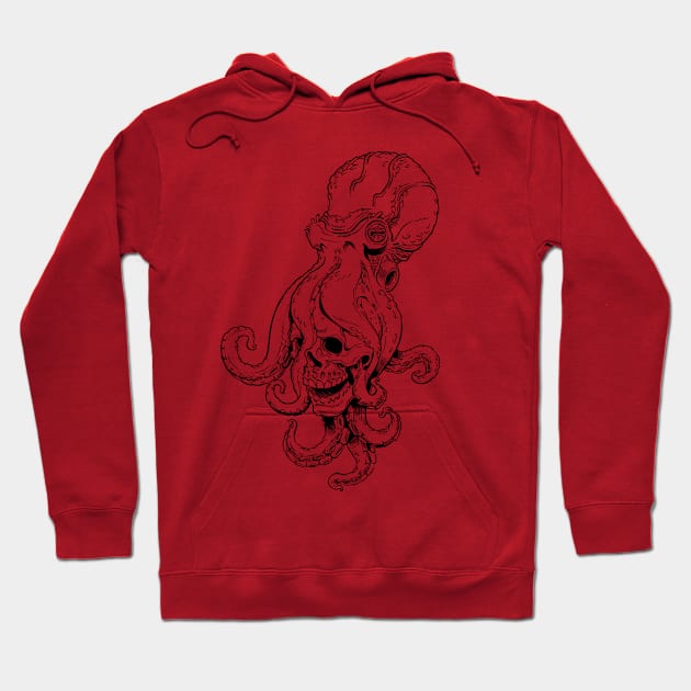 Octoskull Variant T-shirt Hoodie by Aaron Conley Awesome